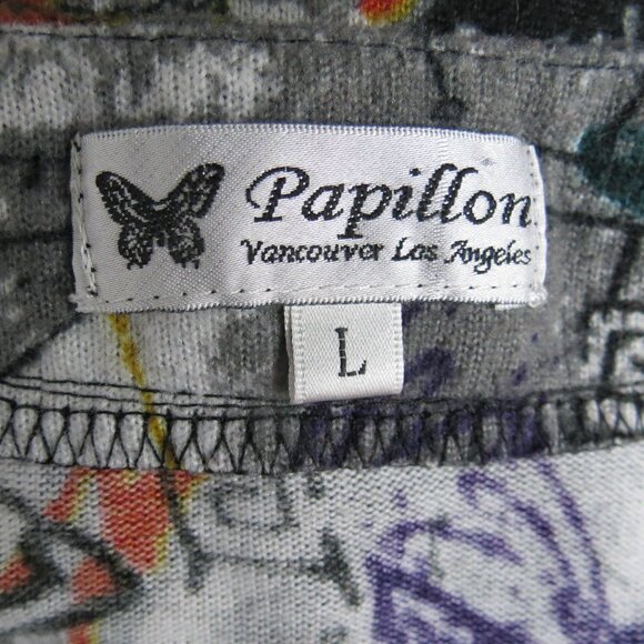 Papillon Modern Graffiti Art Tunic Top - Picture 7 of 7
